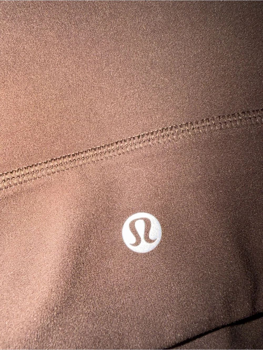 lululemon athletica Asymmetric One-Shoulder Chocolate Brown Sports Bra
